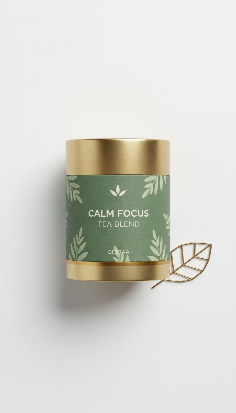 Calm Focus Tea Blend Adaptogen-Enhanced